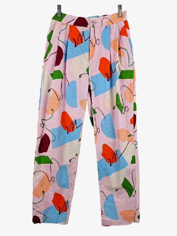 Men's Jeans with RipsGorman Cotton Candy Abstract Doodle Pants Size 8