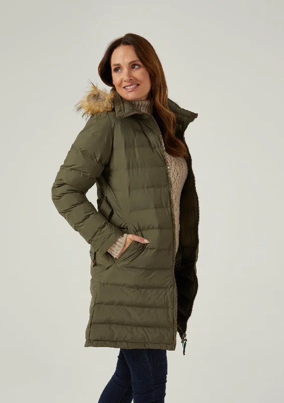 Men's Pants with Graphic PrintsCalsall Ladies Olive Jacket - Regular Fit