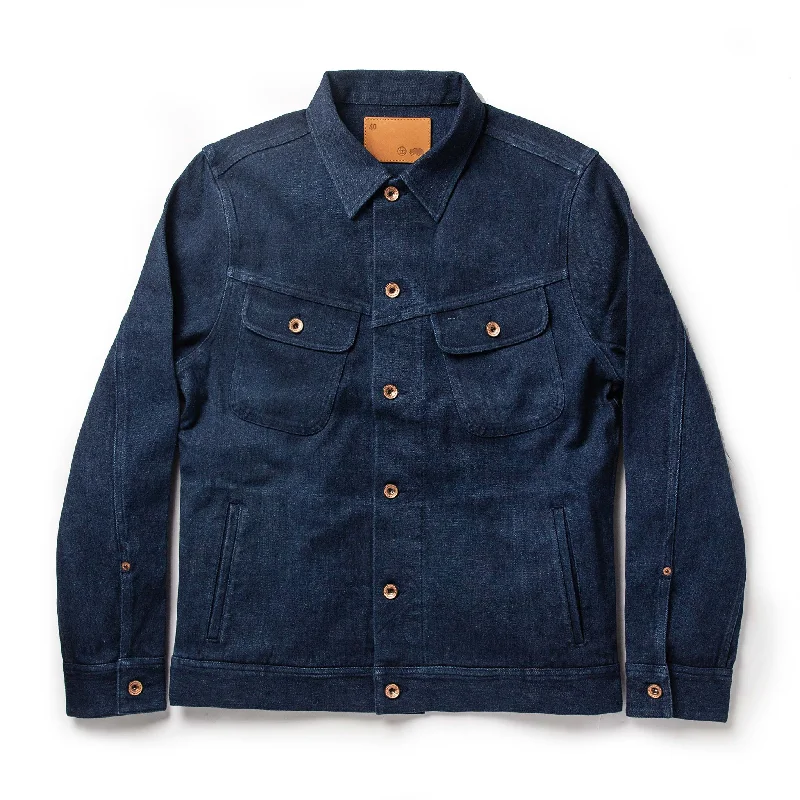 Unique Men's Flight JacketsThe Long Haul Jacket in Indigo Boss Duck