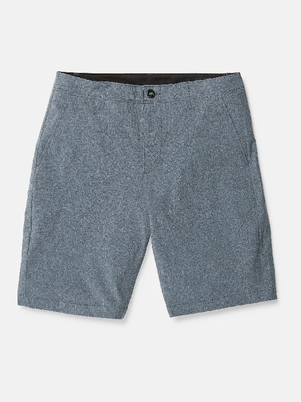 Men's Pants with Button-CuffsKerosene Hybrid Shorts - Navy