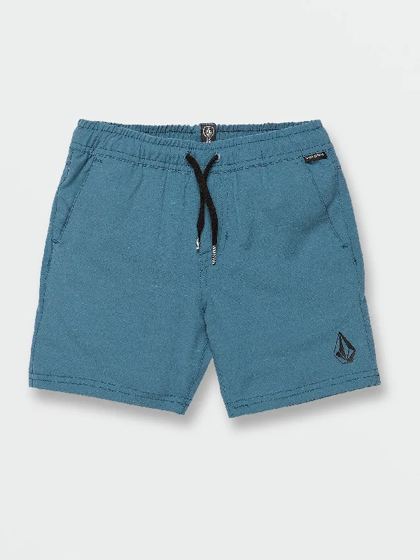 Men's Pants with Logo EmbossmentsLittle Boys Understoned Elastic Waist Hybrid Shorts - Aged Indigo Men's Pants with Logo EmbossmentsLittle Boys Understoned Elastic Waist Hybrid Shorts - Aged Indigo