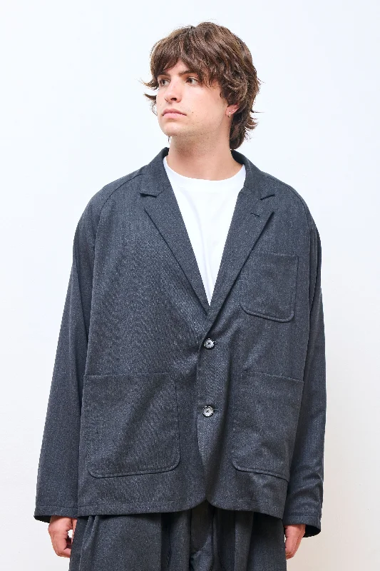 Stylish Men's Biker JacketsBlazer Anthracite