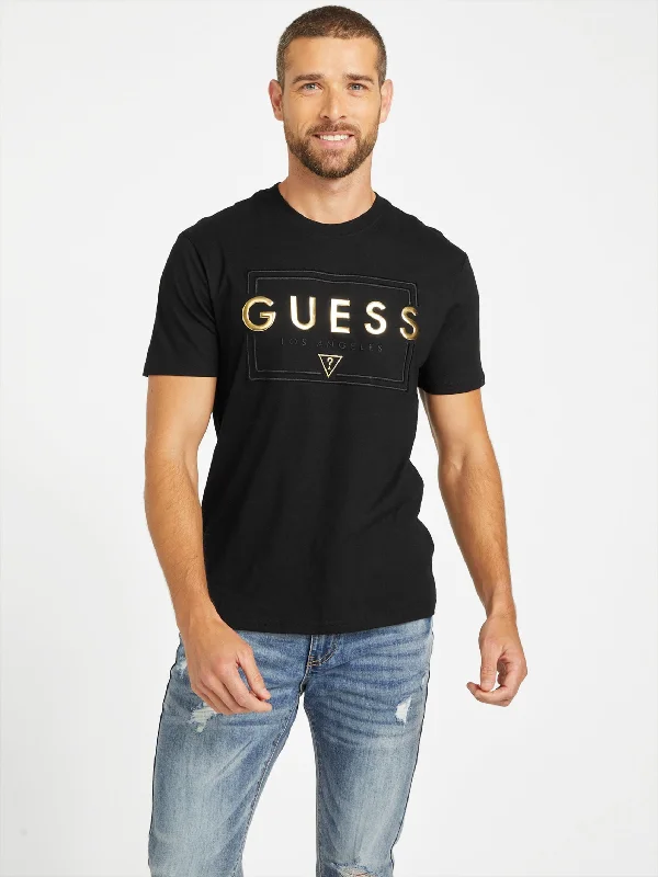 Men's Sweaters with Belt LoopsEco Rowel Logo Tee