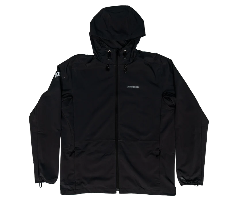 Men's Coats with Convertible CollarsPatagonia x REAL Stretch Terre Planing Jacket-Ink Black