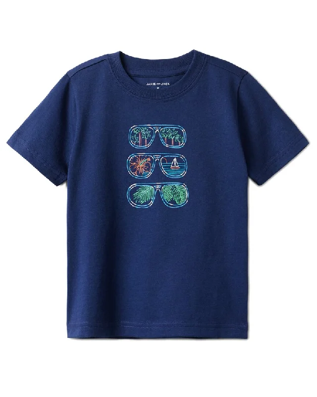 Lightweight Men's Cardigan SweatersJanie and Jack Scenic Sunnies T-Shirt
