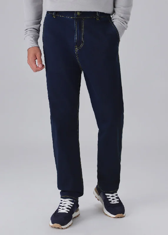 New Arrival Designer Men's JeansNight Blue Regular Fit Denim