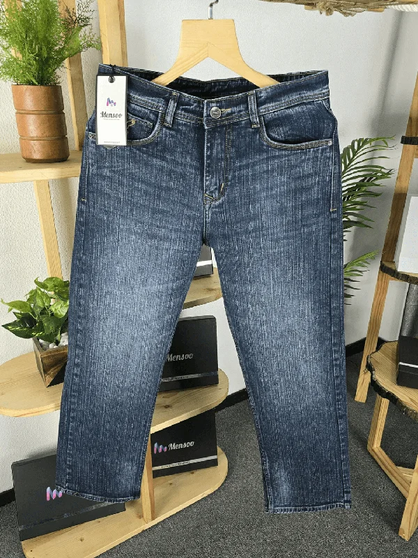 Men's Jeans with Embroidered LogosKik of Bootcut Jeans Green Wash