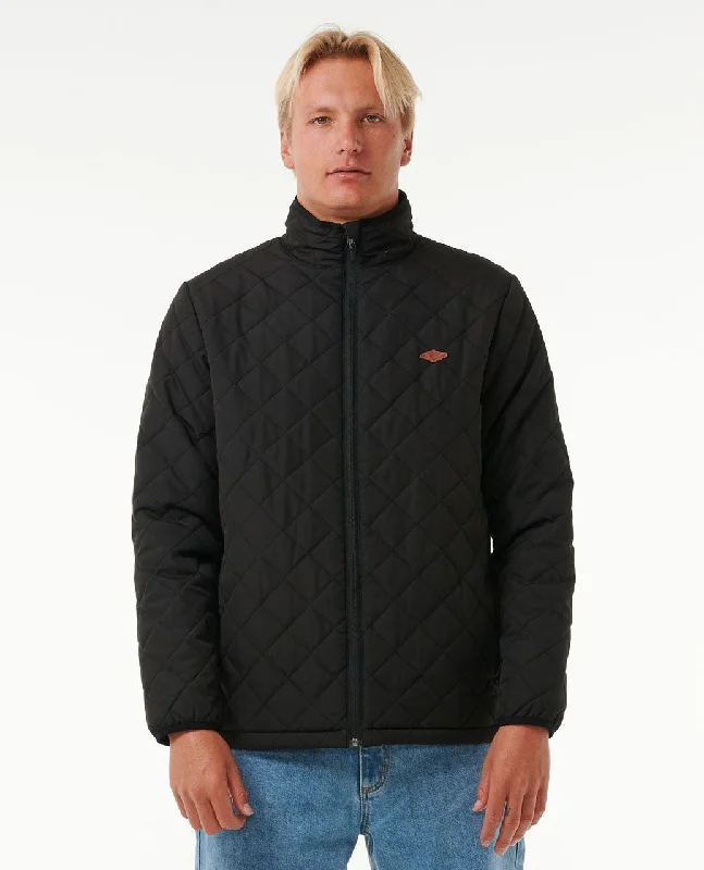 Men's Coats for Formal EventsRip Curl Classic Surf Puffer Jacket-Black