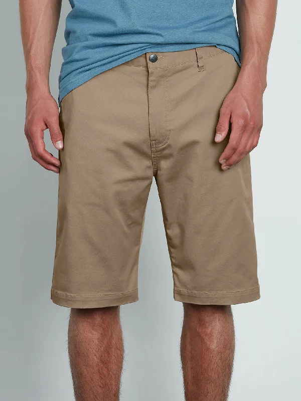Men's Pants with Slant PocketsVmonty Stretch Shorts - Khaki