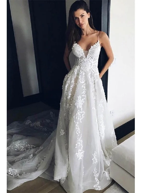Skater DressPrincess Spaghetti Straps Lace Beach Wedding Dress Boho Bridal Gown With Appliques OW324 Skater DressPrincess Spaghetti Straps Lace Beach Wedding Dress Boho Bridal Gown With Appliques OW324