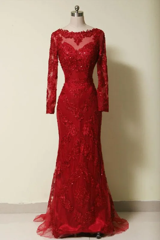 women's mother of the bride dressesAppliques Evening Dress with Beaded,Full Sleeve Evening Dress,Mermaid Formal Dress cg23006 women's mother of the bride dressesAppliques Evening Dress with Beaded,Full Sleeve Evening Dress,Mermaid Formal Dress cg23006
