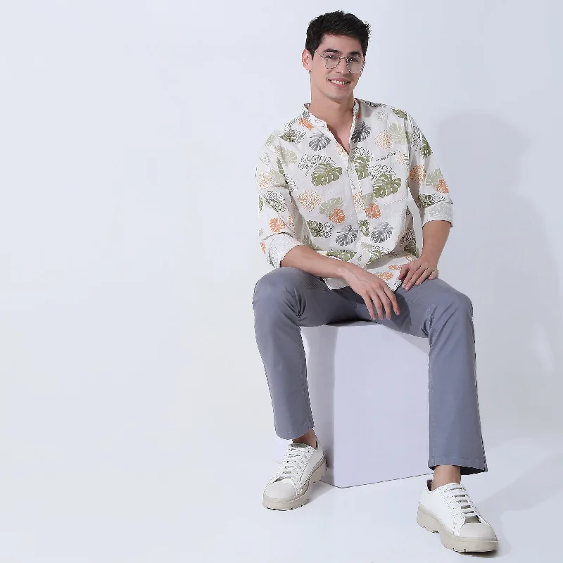 Men's Timeless Dress Shirts for Enduring StyleRegular Fit Printed Shirt