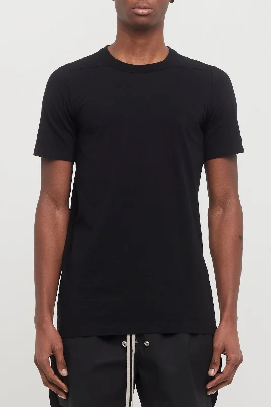 Men's Party Pants for a Fun Night OutRick Owens Level Short Sleeve T in Black