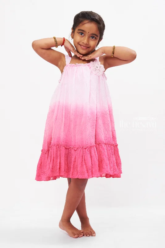 women's one-shoulder dressesGirls Pink Princess Frock with Sparkling Tulle - Enchanted Evening Wear women's one-shoulder dressesGirls Pink Princess Frock with Sparkling Tulle - Enchanted Evening Wear