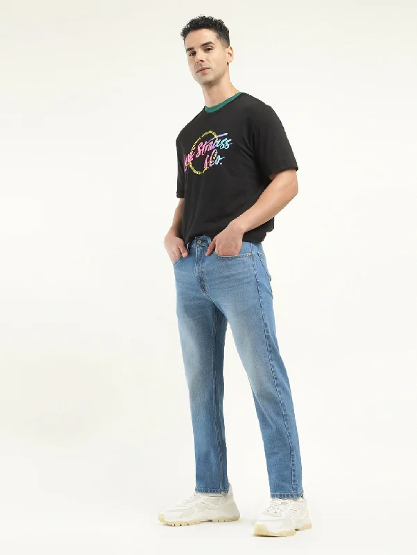 Men's Ripped JeansMen's 550 Relaxed Tapered Fit Indigo Jeans