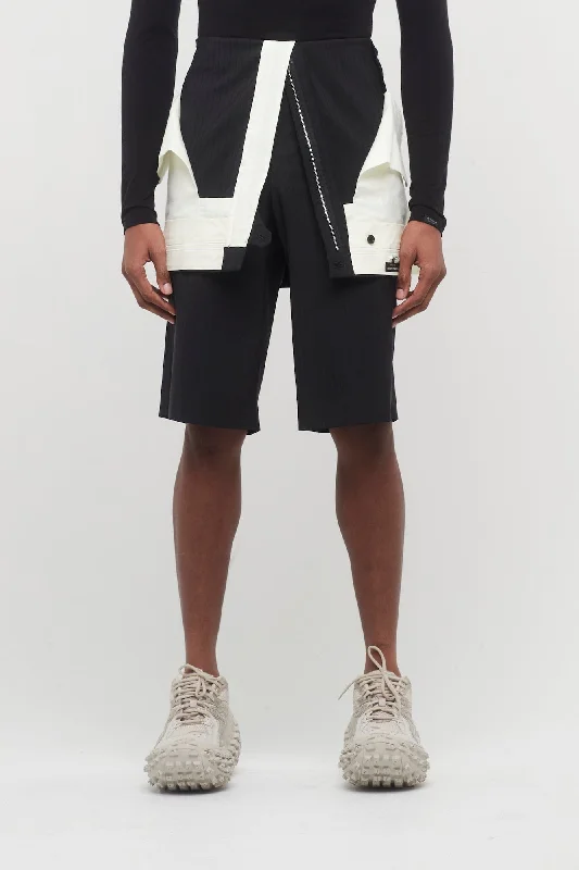 Men's Board Shorts for SurfingComme Des Garçons Homme Plus Over Layered Pants in Black Men's Board Shorts for SurfingComme Des Garçons Homme Plus Over Layered Pants in Black