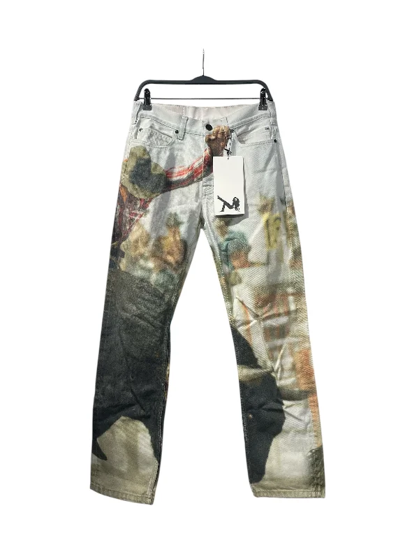 Unique Men's Jeans DesignsCalvin Klein Jeans/Straight Pants/29/Denim/MLT/All Over Print/BULL LANDSCAPE PRINT