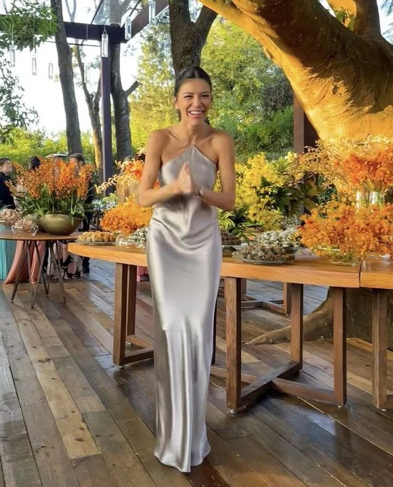 Plunging Neckline DressSatin Long Dress,Simple Evening Dress with Spaghetti Straps cg25124 Plunging Neckline DressSatin Long Dress,Simple Evening Dress with Spaghetti Straps cg25124