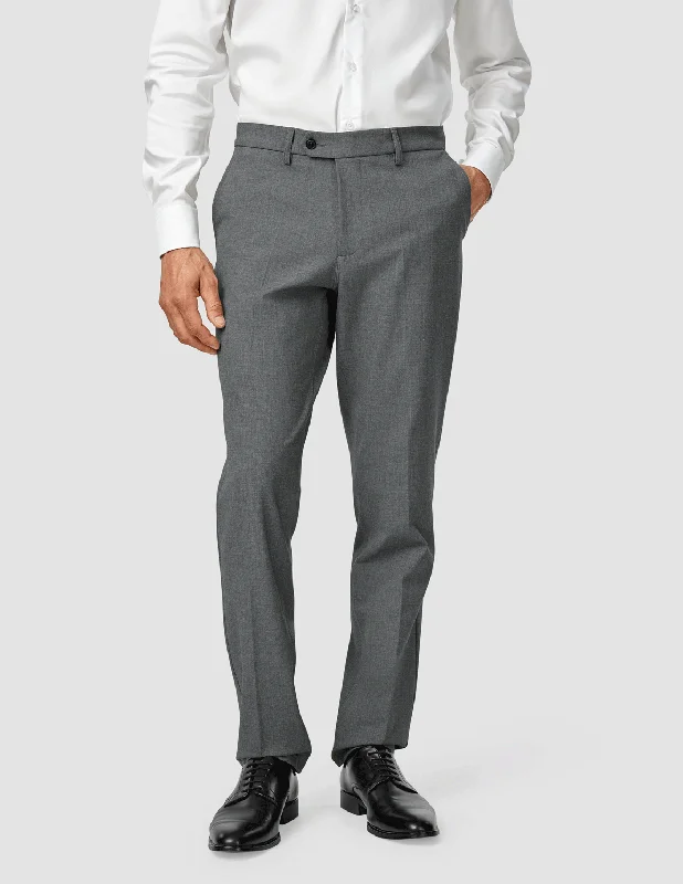 Men's Pants with Side PocketsEssential Suit Pants Regular Dark Grey Melange