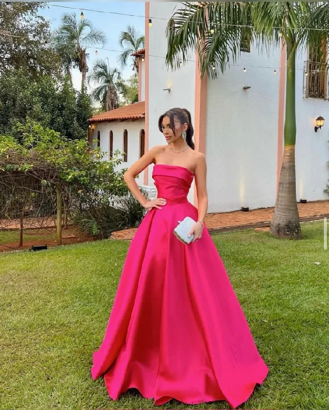 Sweetheart Neckline DressElegant Satin Strapless Party Dress Evening Dress cg25171 Sweetheart Neckline DressElegant Satin Strapless Party Dress Evening Dress cg25171