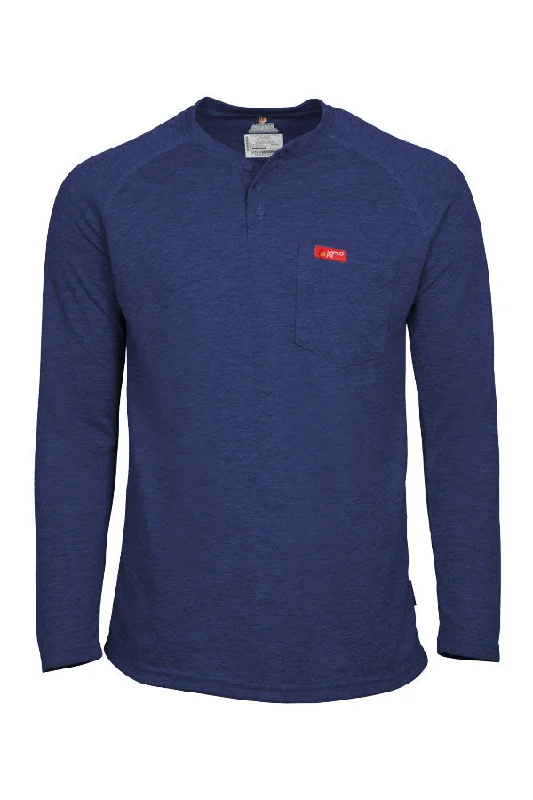 Men's Sweaters with ZippersFlame-Resistant Raglan Sleeve Henley T-Shirt – 6oz. Tecasafe® Plus | Royal Men's Sweaters with ZippersFlame-Resistant Raglan Sleeve Henley T-Shirt – 6oz. Tecasafe® Plus | Royal