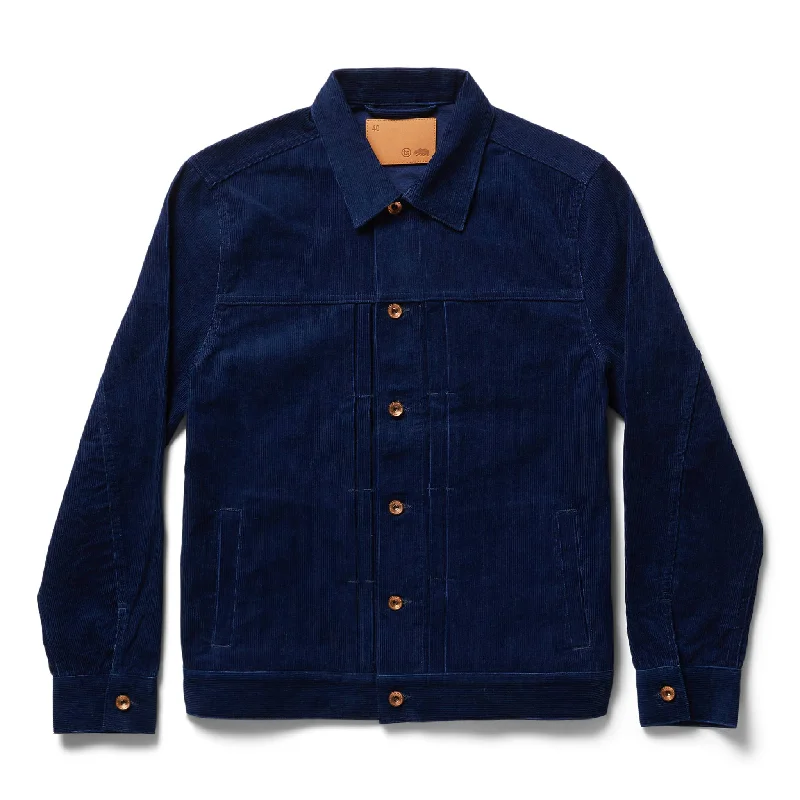 Men's Coats for Rainy WeatherThe Dispatch Jacket in Indigo Cord