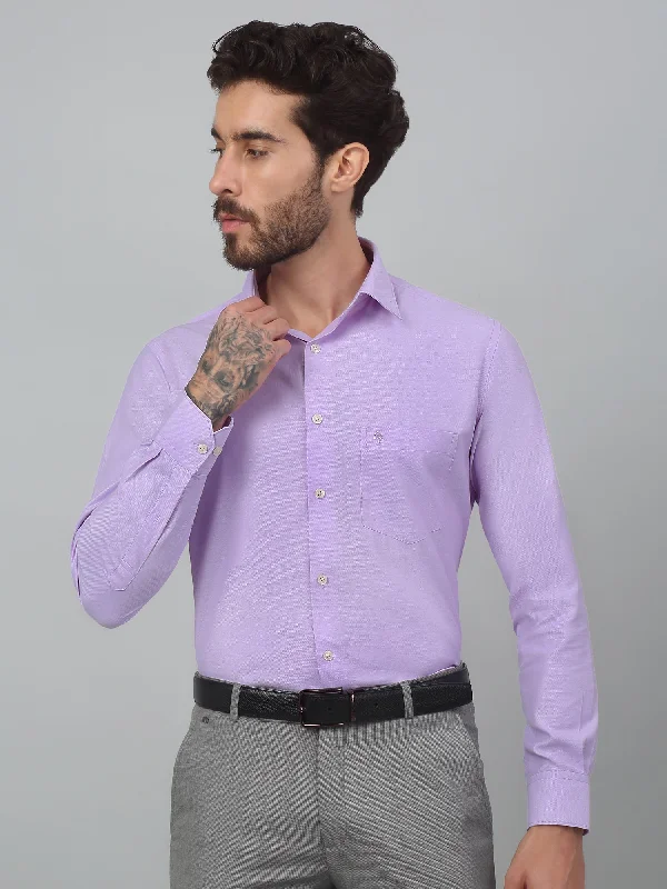 Men's Vintage T-Shirts for a Retro VibeMen's Light Purple Formal Self Textured Full Sleeve Shirt Men's Vintage T-Shirts for a Retro VibeMen's Light Purple Formal Self Textured Full Sleeve Shirt