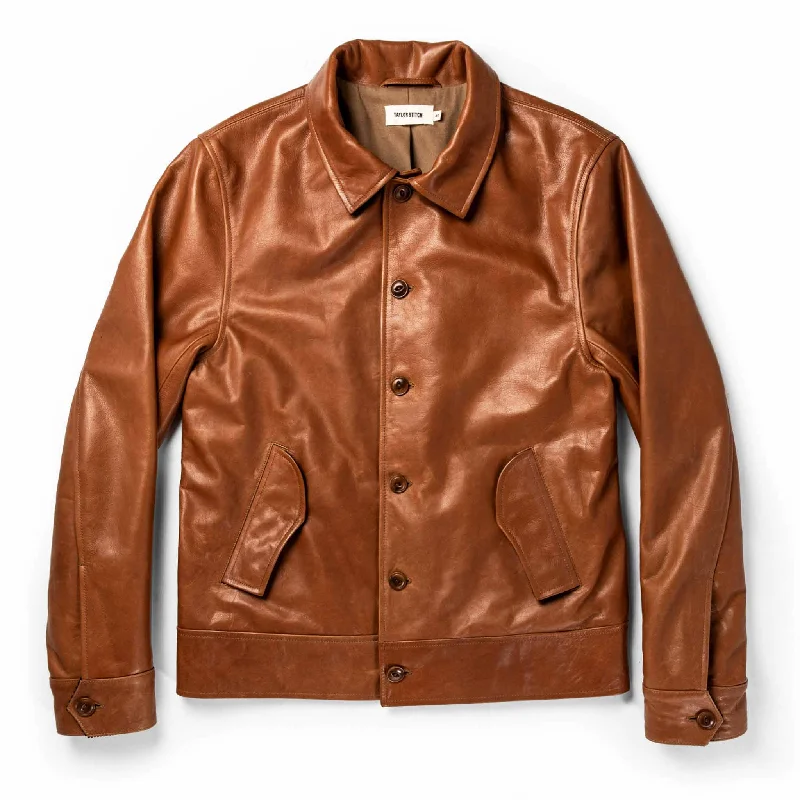 Men's Coats without LiningThe Cuyama Jacket in Cognac