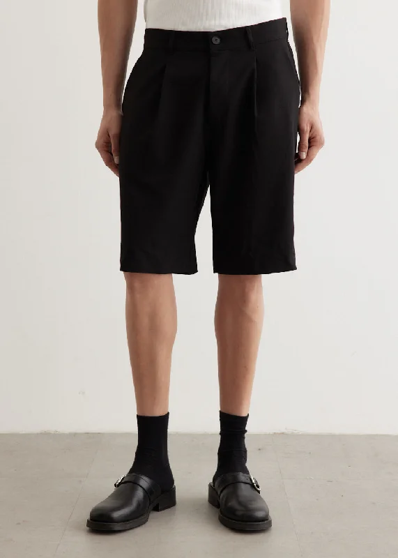 Men's Pants with Turn-Up CuffsLightweight Wool Walk Shorts