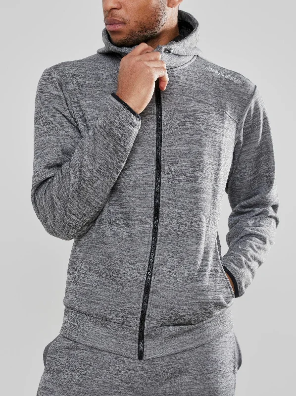 Men's Coats with Quick-Dry FabricMEN'S LEISURE FULL ZIP HOODIE
