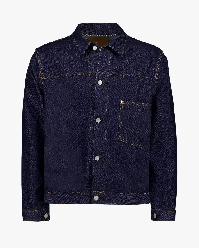 Men's Coats with Velcro ClosuresType 1 Denim Jacket