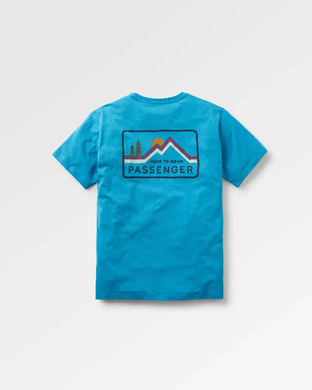 Men's Sweaters with PocketsMade To Roam Recycled Cotton T-Shirt - Bluejay