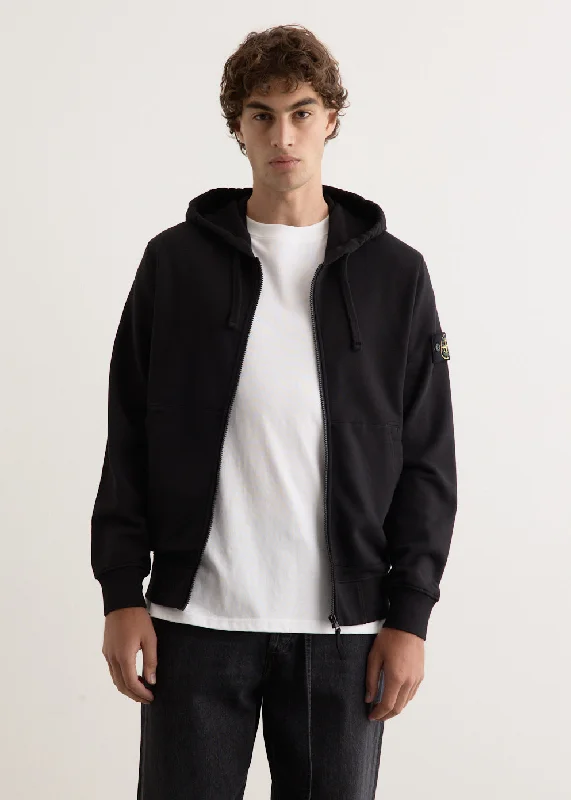 Elegant Men's Wool CoatsOrganic Cotton Full Zip Hooded Sweatshirt