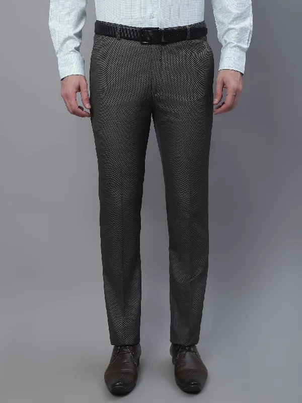Lightweight Men's Linen PantsMen's Formal Flat front Olive Green  Trousers