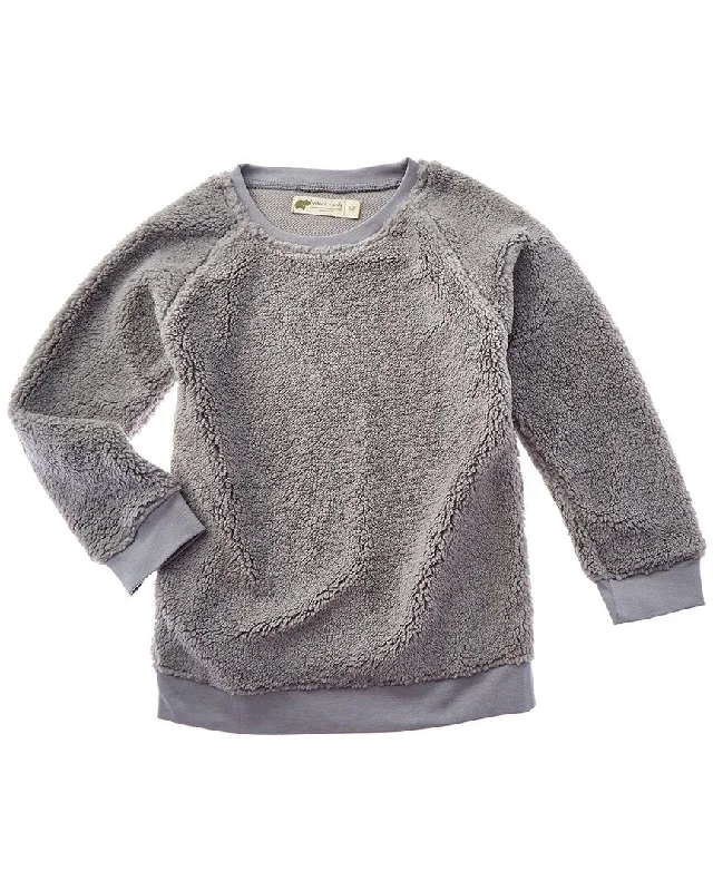 Men's Sweaters with Drawstring WaistbandsMonica + Andy Sherpa Crewneck Sweatshirt