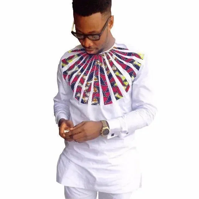 Comfortable Men's Flannel ShirtsTrevor African Men Shirt