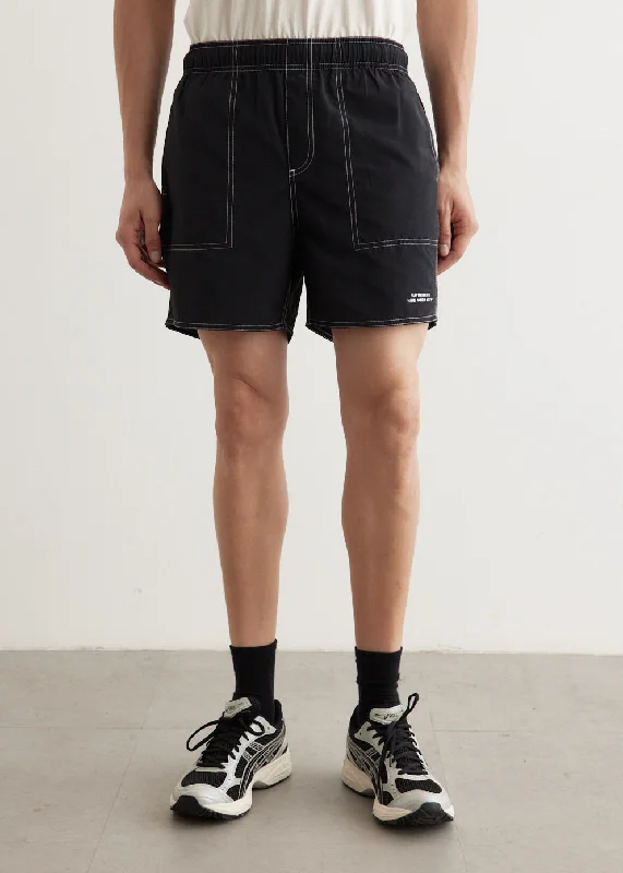 Men's Pants with Hidden PocketsTalley Contrast Stitch Swim Shorts