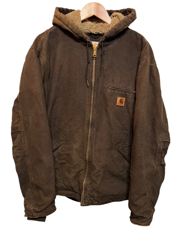 Essential Men's Puffer JacketsCarhartt Mens Dark Brown Jacket (Size L)