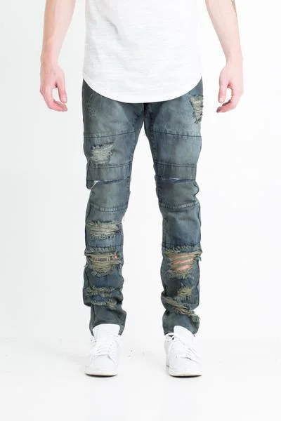 Mid-Waisted Men's JeansSTARK DENIM (INDIGO)