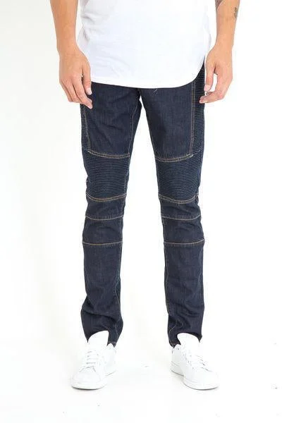 Rip and Tear Men's JeansJORDAN BIKER DENIM (INDIGO)
