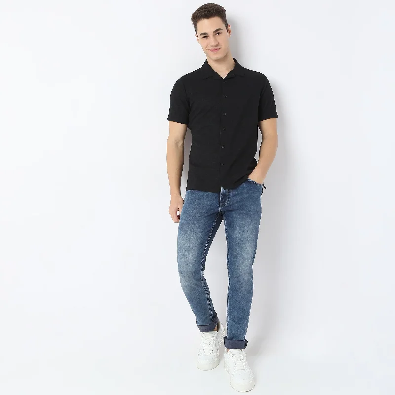 Men's Button-Down Collar Shirts for Staying PolishedBAE™ Shirts with Blend of Luxury Lyocell - Cuban Collar - Regular Fit Men's Button-Down Collar Shirts for Staying PolishedBAE™ Shirts with Blend of Luxury Lyocell - Cuban Collar - Regular Fit
