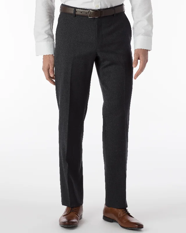 Men's Pants with Back PocketsBallin Pants - Soho Super 120's Gabardine - Charcoal