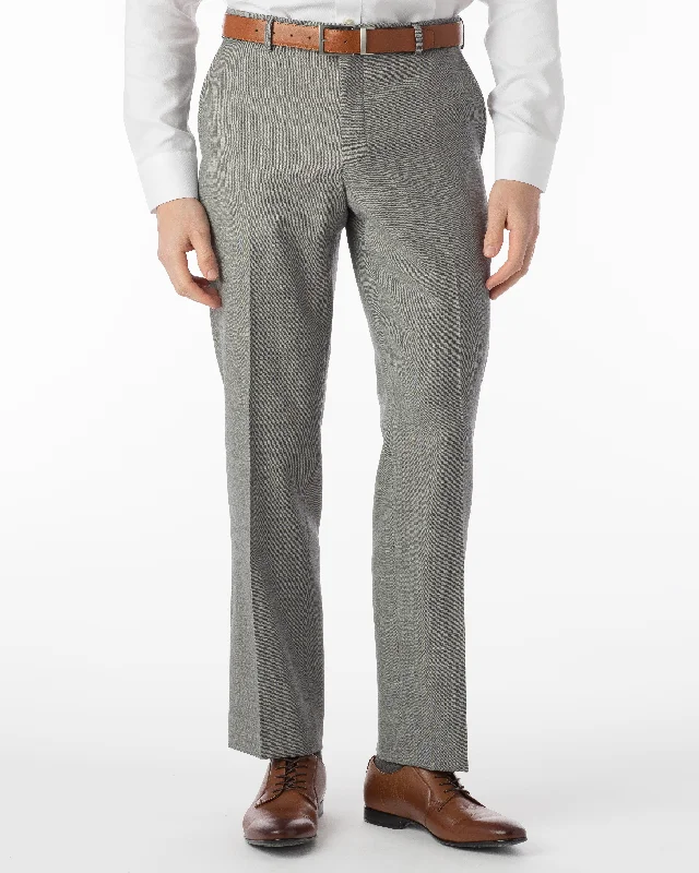 Men's Party Pants for a Fun Night OutBallin Pants - Soho Super 120's Sharkskin - Black/White Men's Party Pants for a Fun Night OutBallin Pants - Soho Super 120's Sharkskin - Black/White