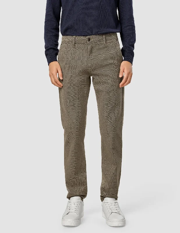Men's Pants with Shallow PocketsClassic Pants Regular Wooden Beige
