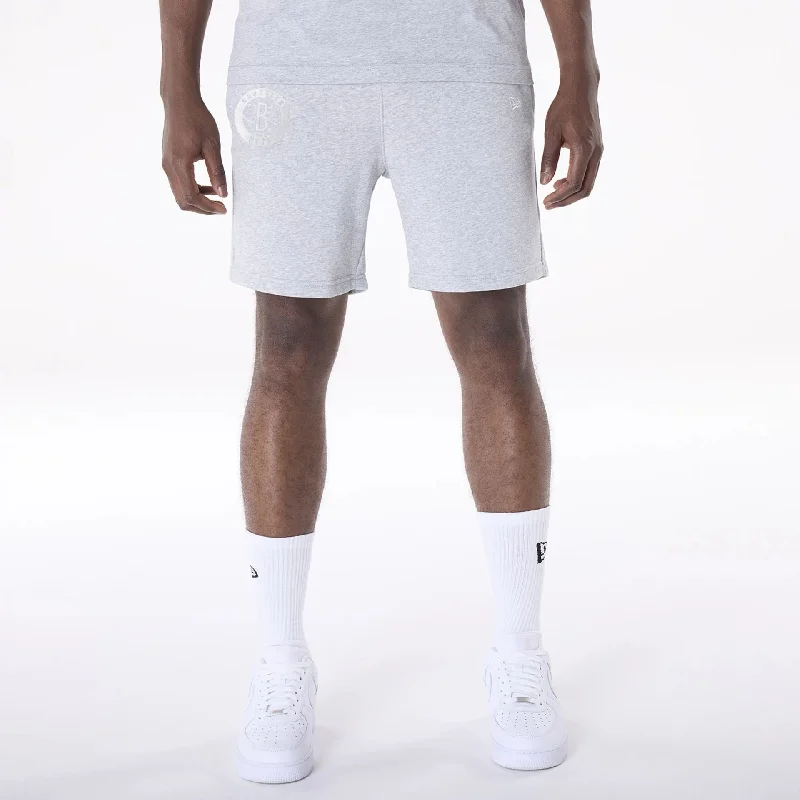 Men's Pants with Deep PocketsBrooklyn Nets NBA League Essential Grey Shorts