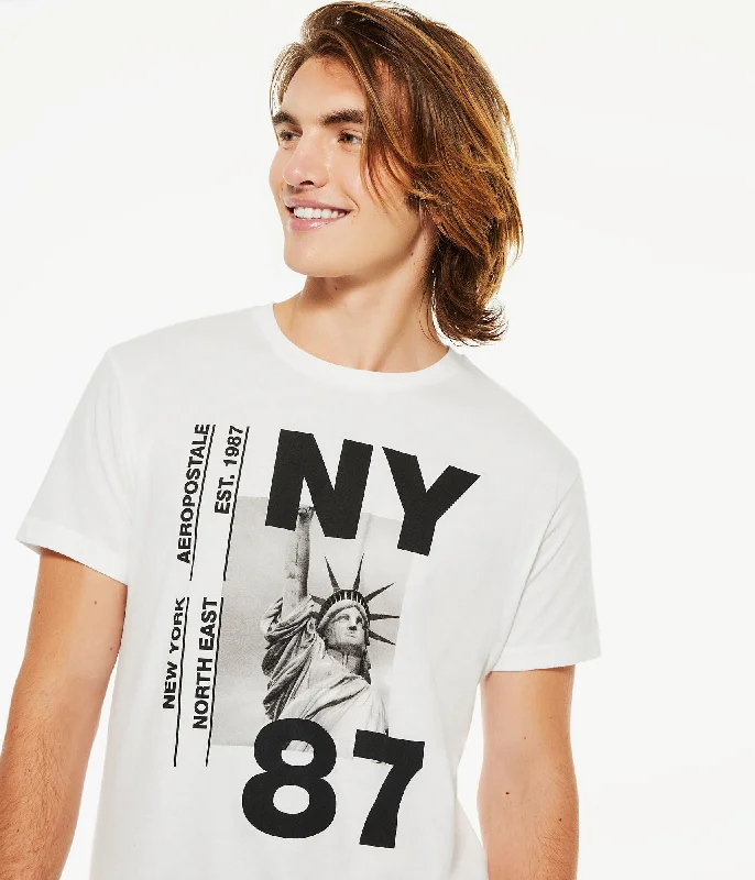Men's Sweaters with Ribbed WaistbandsAeropostale Men's Statue Of Liberty Graphic Tee Men's Sweaters with Ribbed WaistbandsAeropostale Men's Statue Of Liberty Graphic Tee