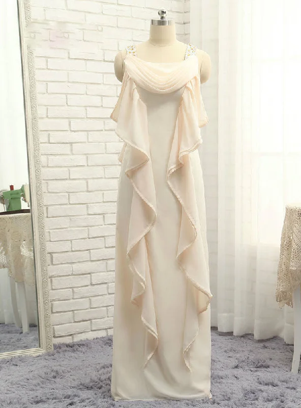 women's handmade dressesAdvanced Mother Of The Bride Dresses Sheath Floor Length Chiffon Ruffles women's handmade dressesAdvanced Mother Of The Bride Dresses Sheath Floor Length Chiffon Ruffles