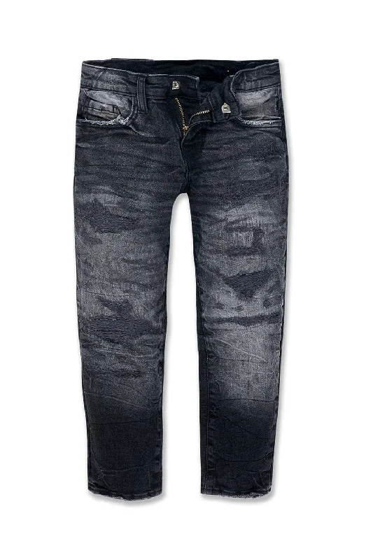 Men's Jeans with EmbroideryKids Desperado Denim (Nature Black)