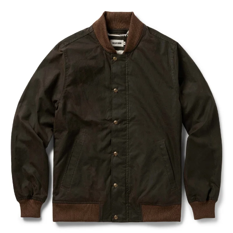 Men's Coats for AutumnThe Bomber Jacket in Bark EverWax