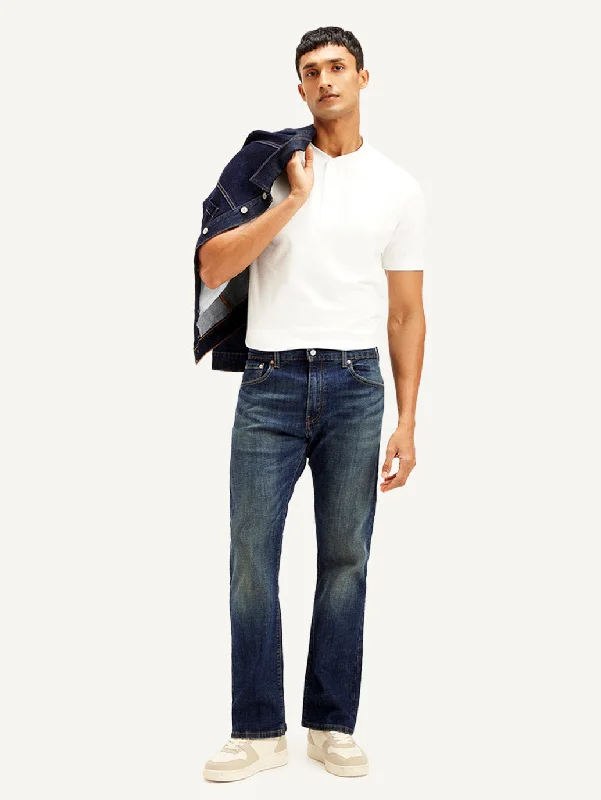Inexpensive Rip and Tear Men's JeansMen's 517 Dark Blue Bootcut Jeans